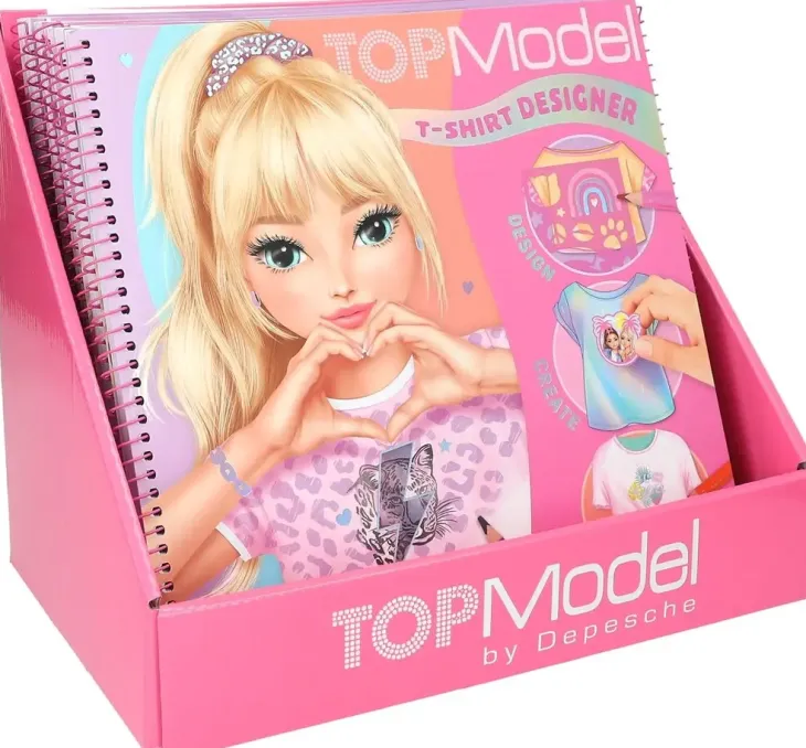Topmodel t-paita suunnittelukirja