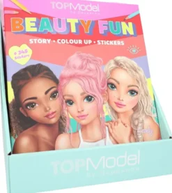 Topmodel värityskirja beauty fun