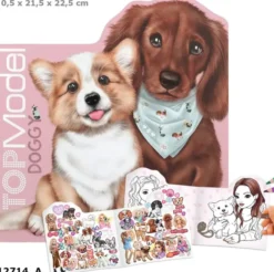 Topmodel värityskirja doggy