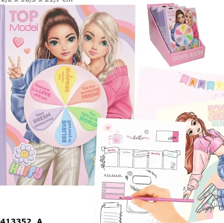 Topmodel värityskirja valolla & äänellä