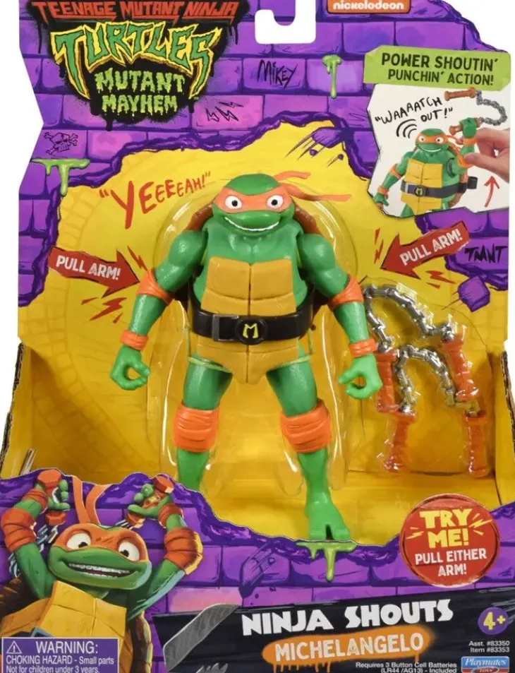 Turtles mutant mayhem michelangelo 14cm