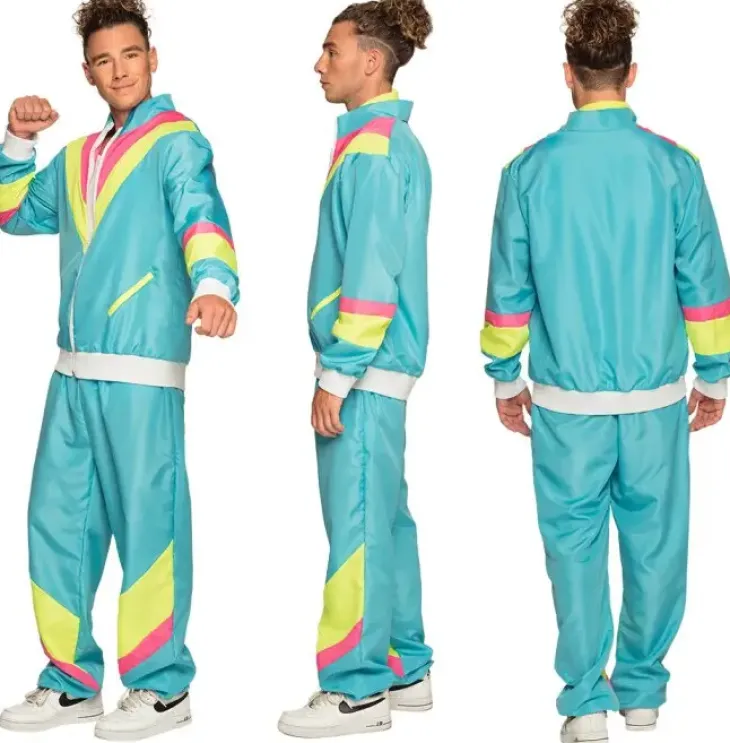 Tuulipuku retro mies neon xxl
