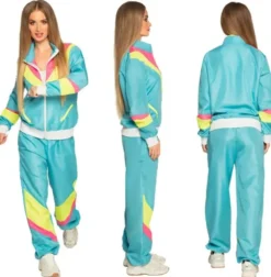 Tuulipuku retro nainen neon uv xl