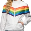 Tuulipuvuntakki vintage rainbow babe l
