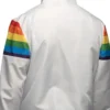 Tuulipuvuntakki vintage rainbow jätkä xl