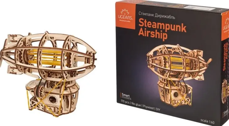 Ugears steampunk airship