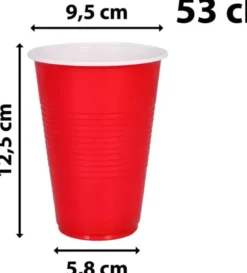Uudelleen käytettävät partymukit 40kpl