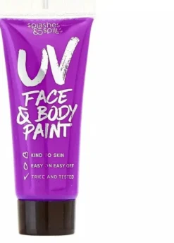 Uv face & body paint violetti 10ml