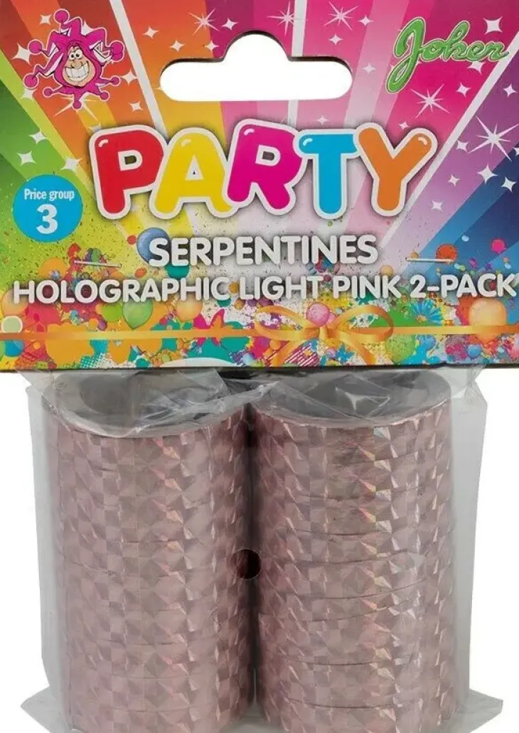 Vaaleanpunainen hologrammi serpentiini