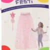 Vaaleanpunainen viitta 70 cm ja sauva