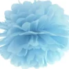 Vaaleansininen pompom 35 cm