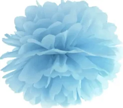 Vaaleansininen pompom 35 cm