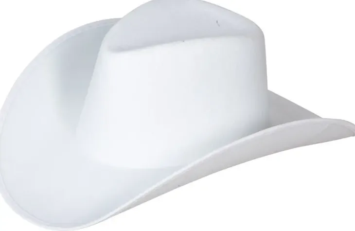 Valkoinen cowboy hattu