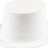 Valkoinen glitter hattu