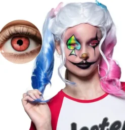 Viikko piilolinssit crazy clown