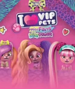 Vip pets mini fans bow power