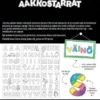 Väritettävät aakkostarrat