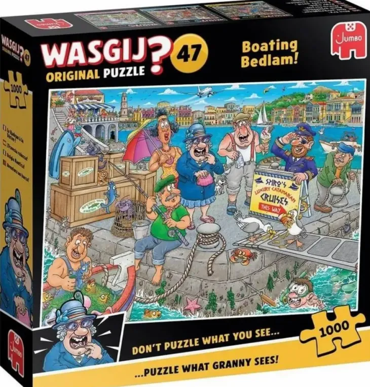 Wasgij boating bedlam! 1000 palaa