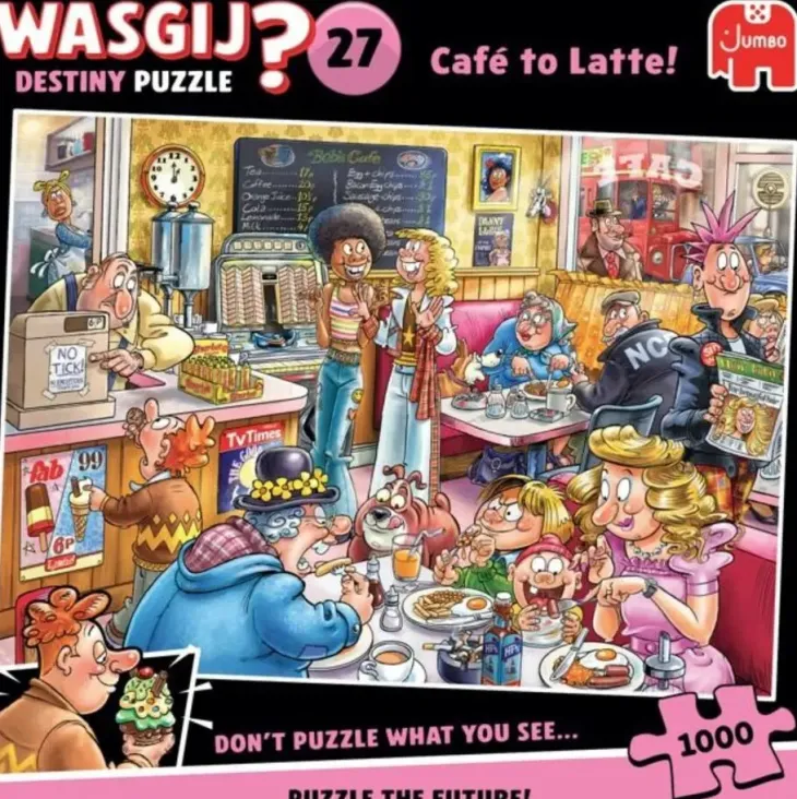 Wasgij cafe to latte 1000p