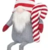 Winteria istuva tonttu punainen hattu
