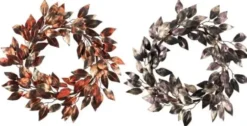 Winteria metallihohtoinen kranssi 46cm
