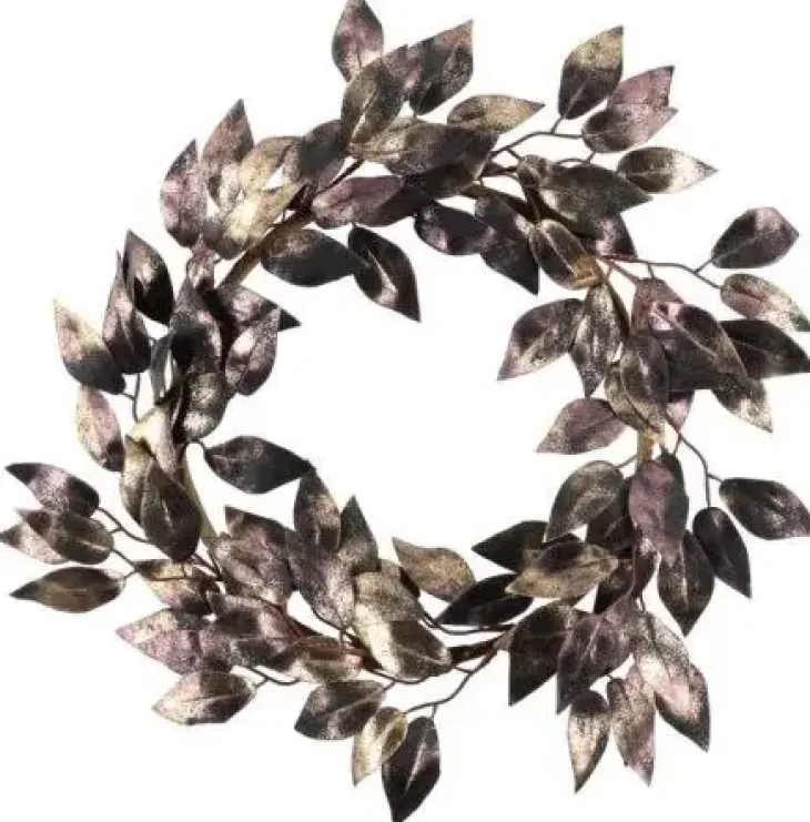 Winteria metallihohtoinen kranssi 46cm