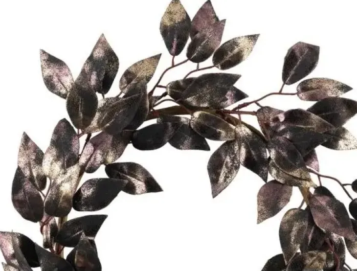 Winteria metallihohtoinen kranssi 46cm