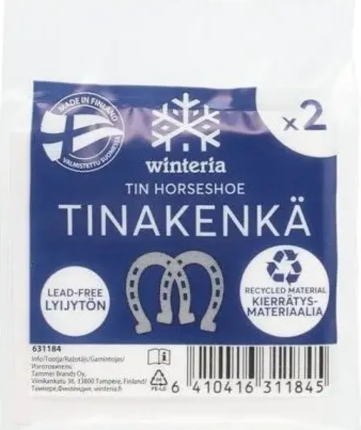 Winteria tinakenkä 2 kpl pss