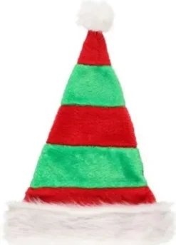 Winteria tonttulakki raidallinen punaval