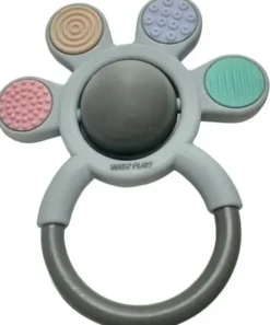 W2play silicone ring rattle
