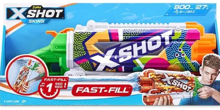 Xshot fast fill skins pump action värikä