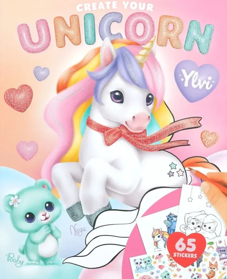 Ylvi unicorn värityskirja