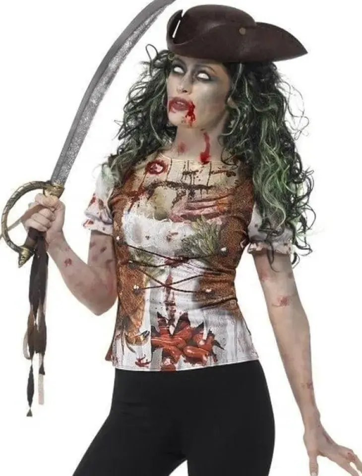 Zombie merirosvo t-paita m